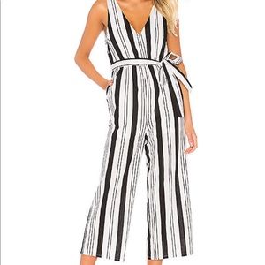 Minkpink striped linen jumpsuit from revolve